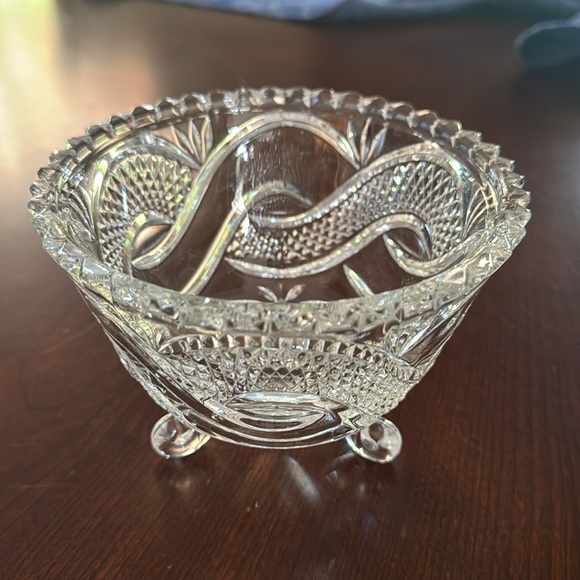 Brilliant cut MCM glass bowl - Picture 2 of 6